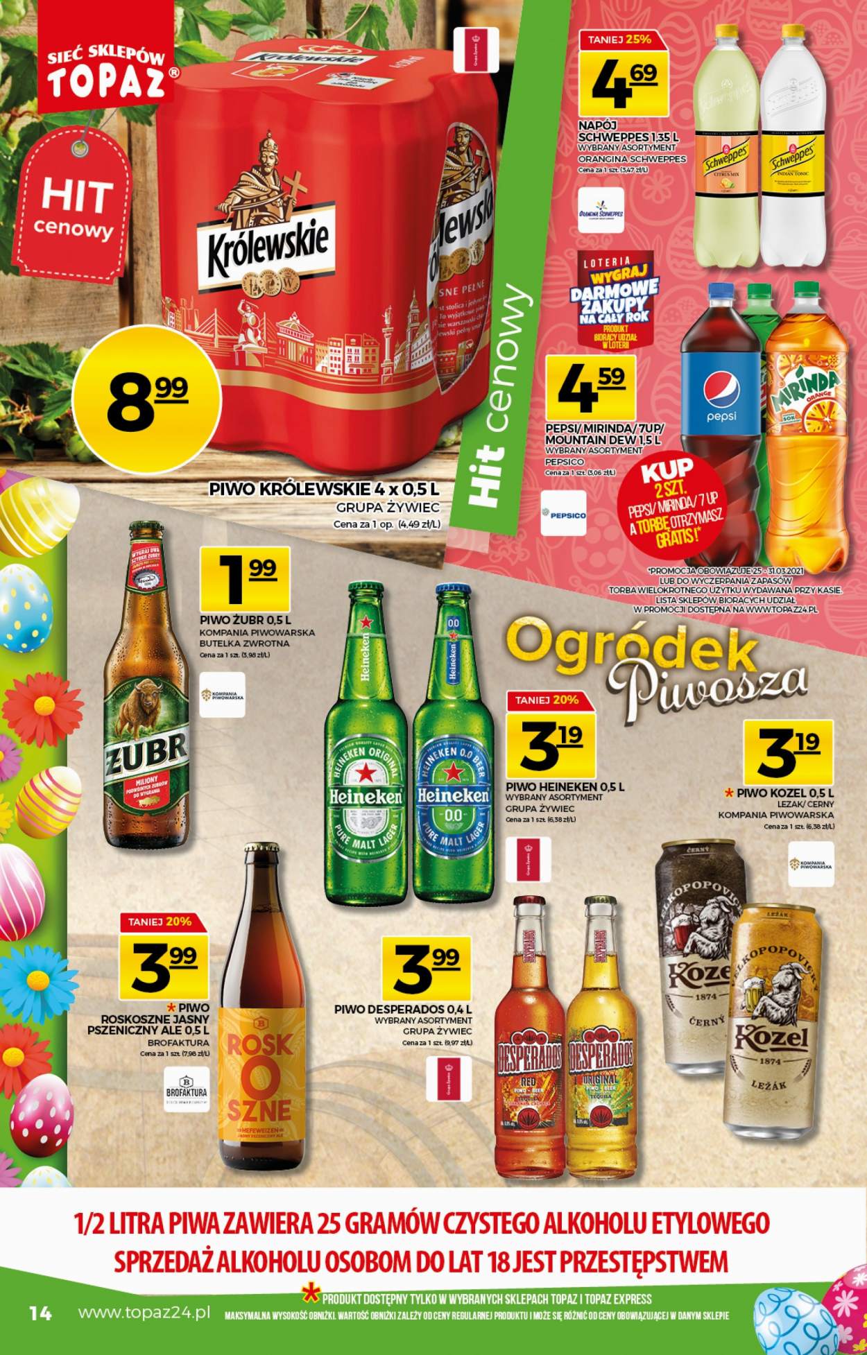 Gazetka Topaz - 25.03.2021 - 31.03.2021. Strona 14