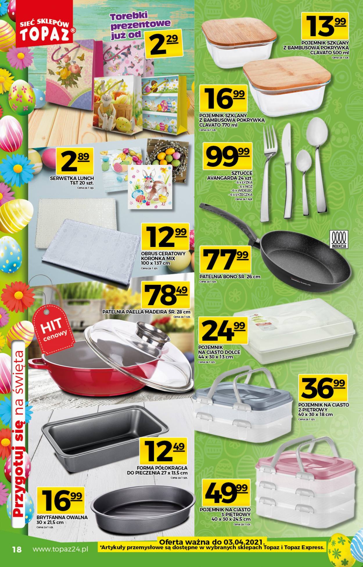 Gazetka Topaz - 25.03.2021 - 31.03.2021. Strona 18