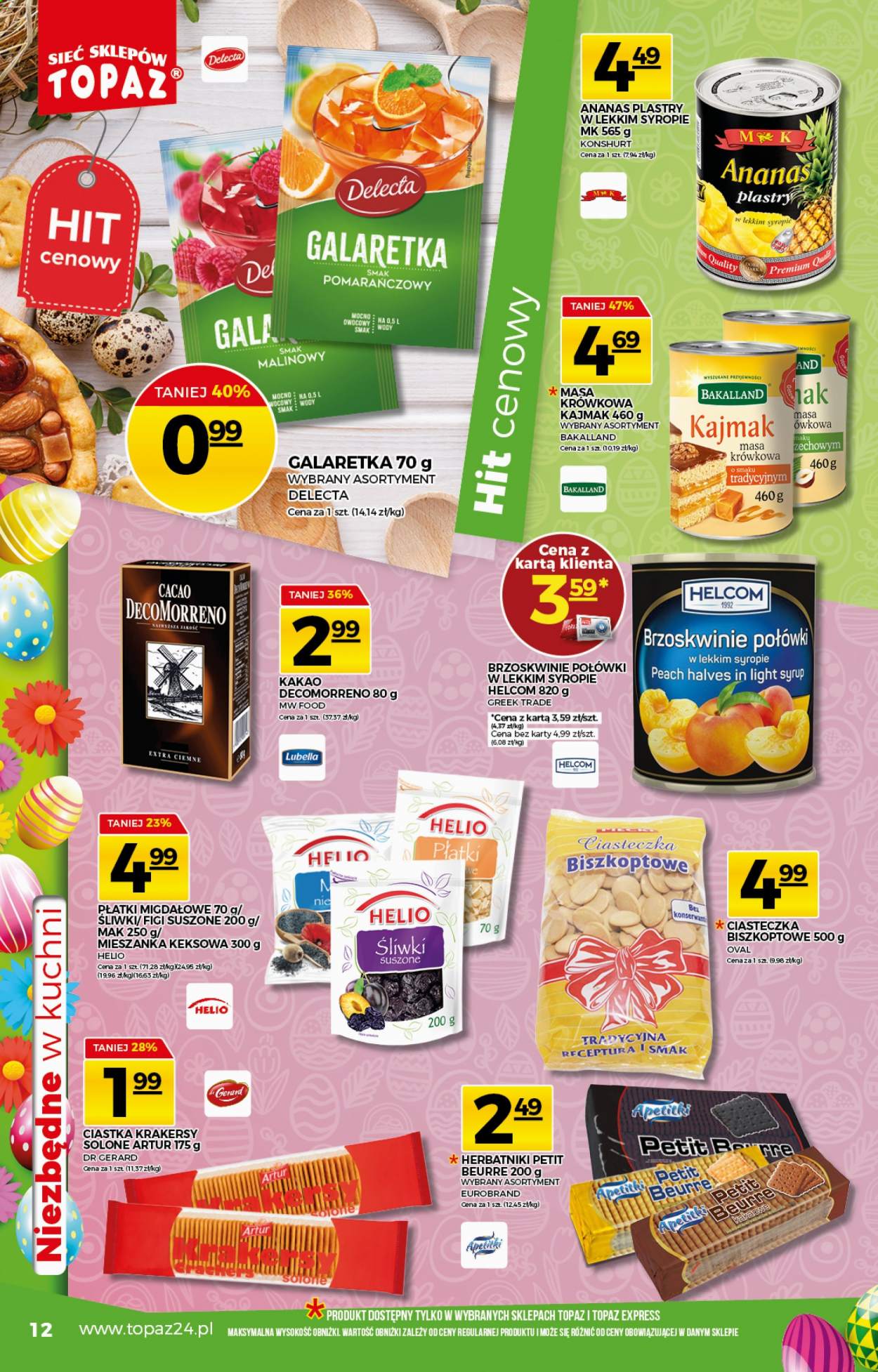 Gazetka Topaz - 25.03.2021 - 31.03.2021. Strona 12