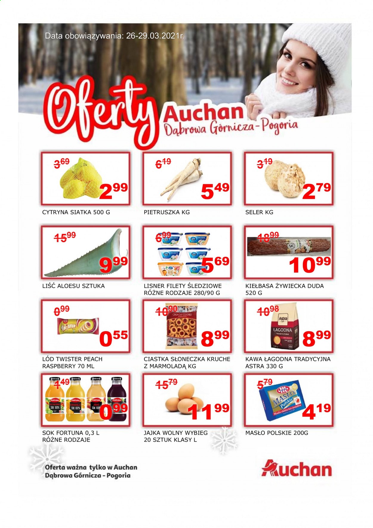 Gazetka Auchan - 26.03.2021 - 29.03.2021. Strona 1