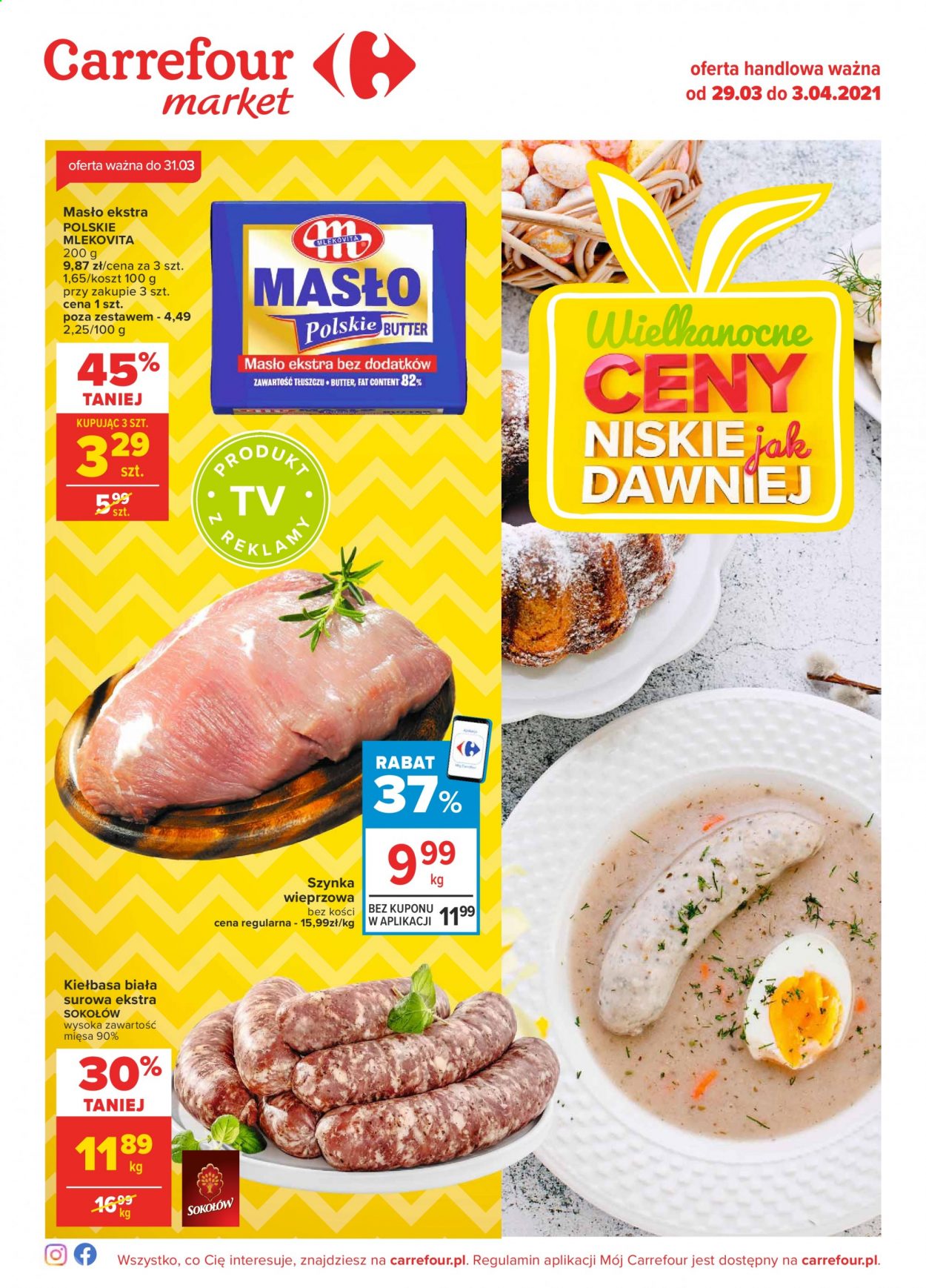 Gazetka Carrefour Market - 29.03.2021 - 3.04.2021. Strona 1