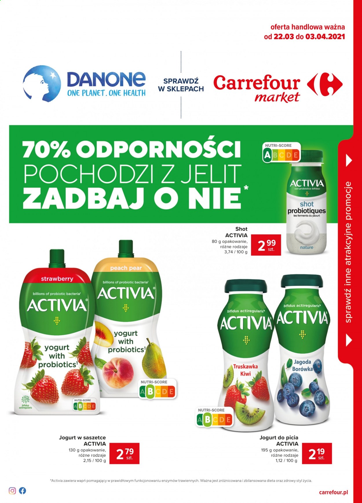 Gazetka Carrefour Market - 22.03.2021 - 3.04.2021. Strona 1