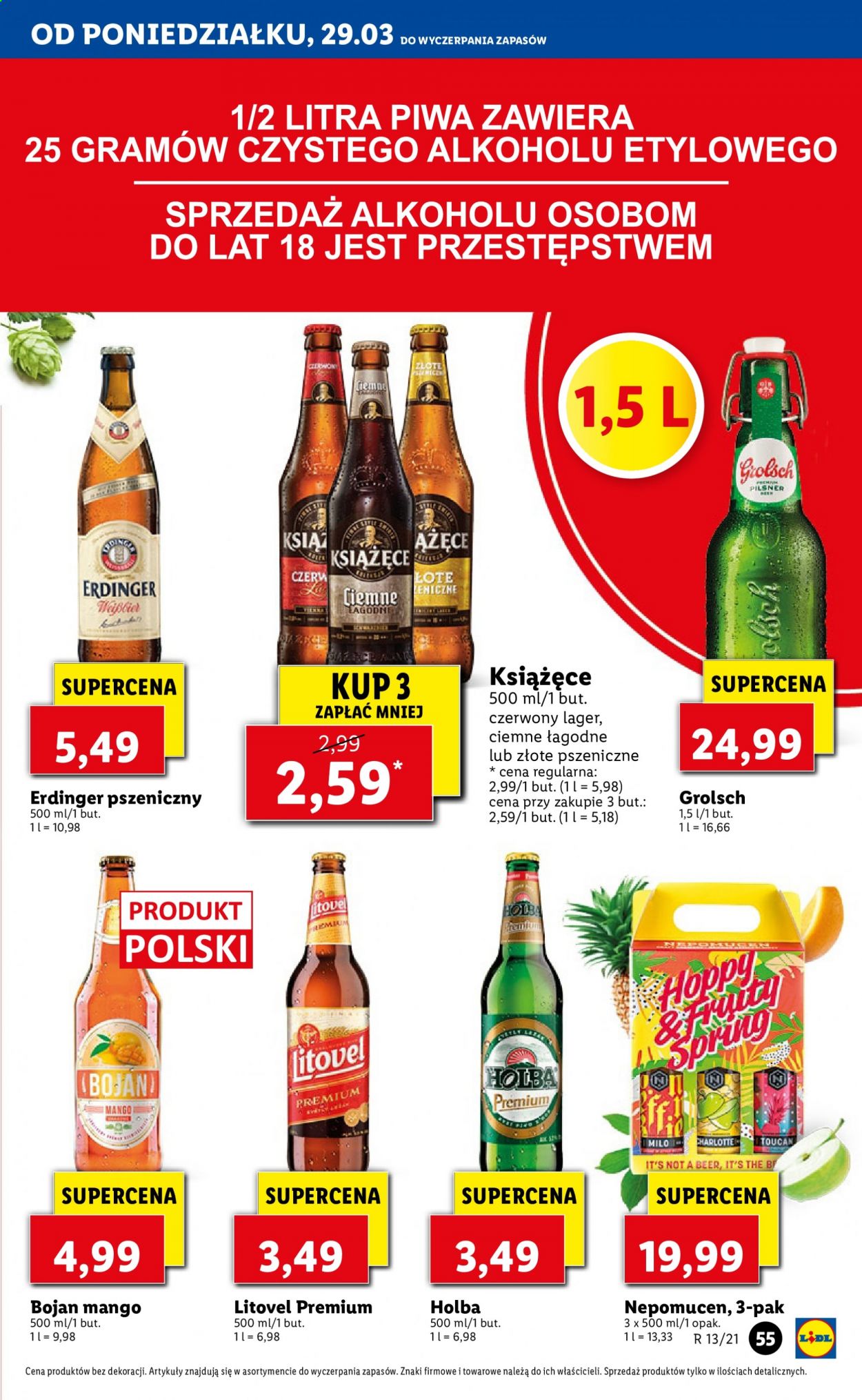 Gazetka Lidl - 29.03.2021 - 31.03.2021. Strona 55
