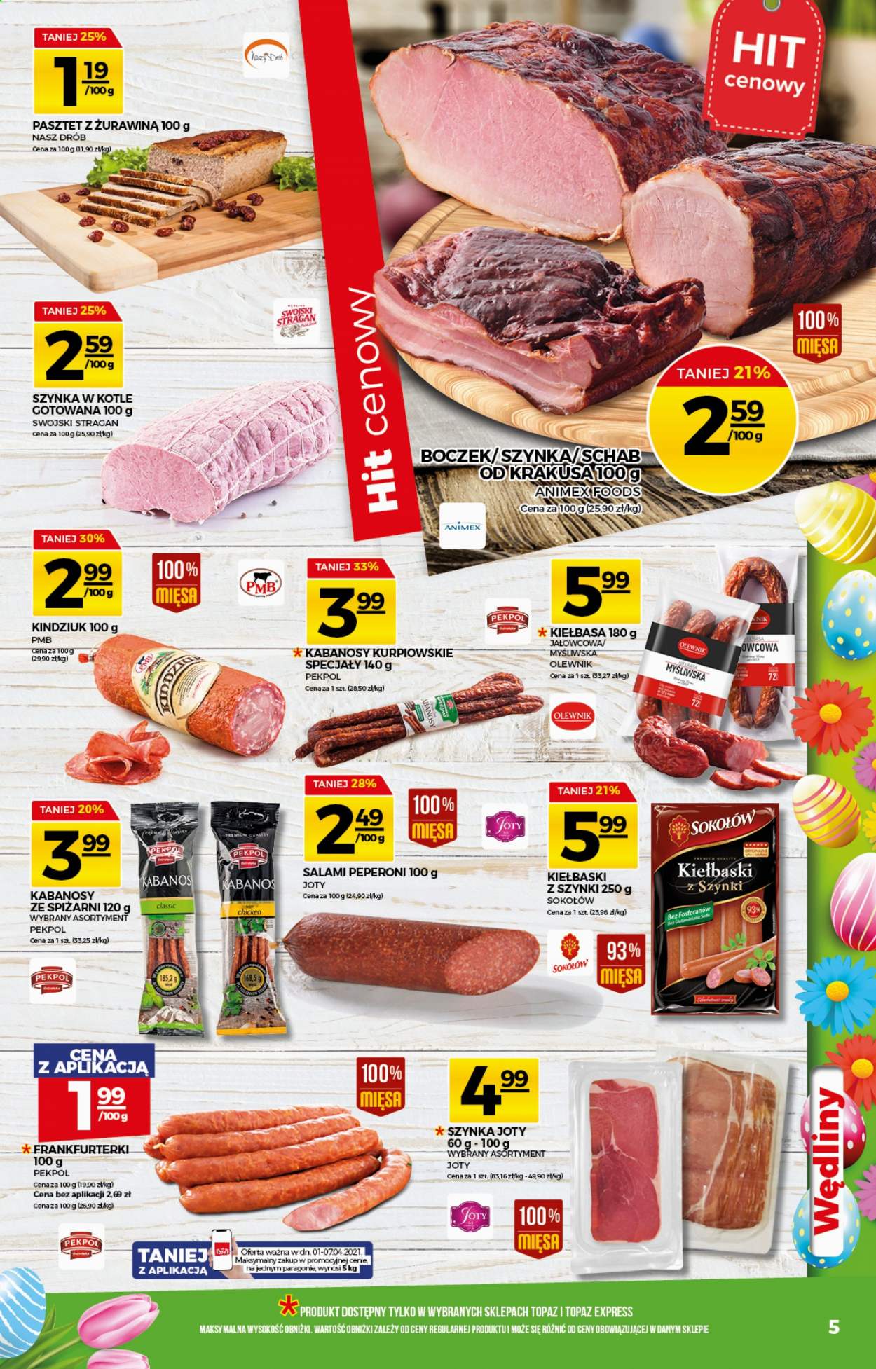 Gazetka Topaz - 1.04.2021 - 7.04.2021. Strona 5