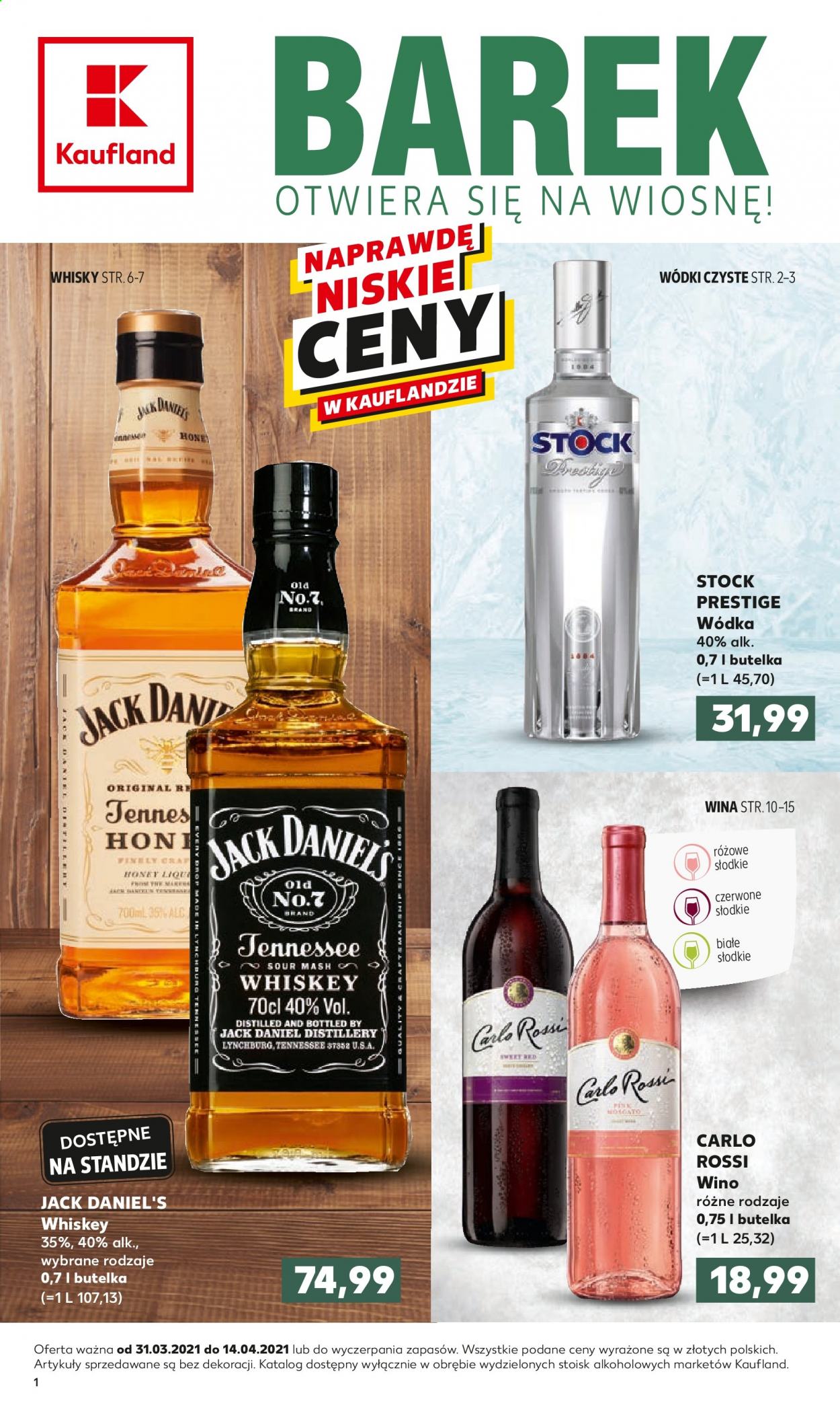Gazetka Kaufland - 31.03.2021 - 14.04.2021. Strona 1