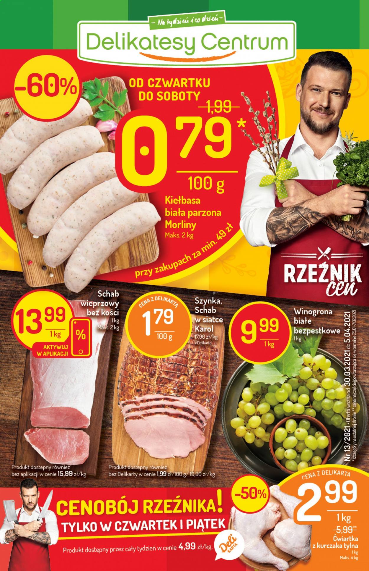 Gazetka Delikatesy Centrum - 30.03.2021 - 5.04.2021. Strona 1