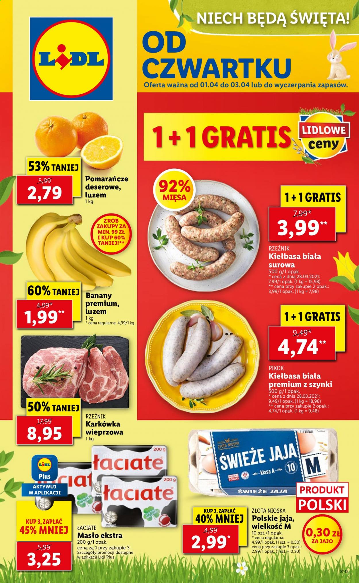 Gazetka Lidl - 1.04.2021 - 3.04.2021. Strona 1