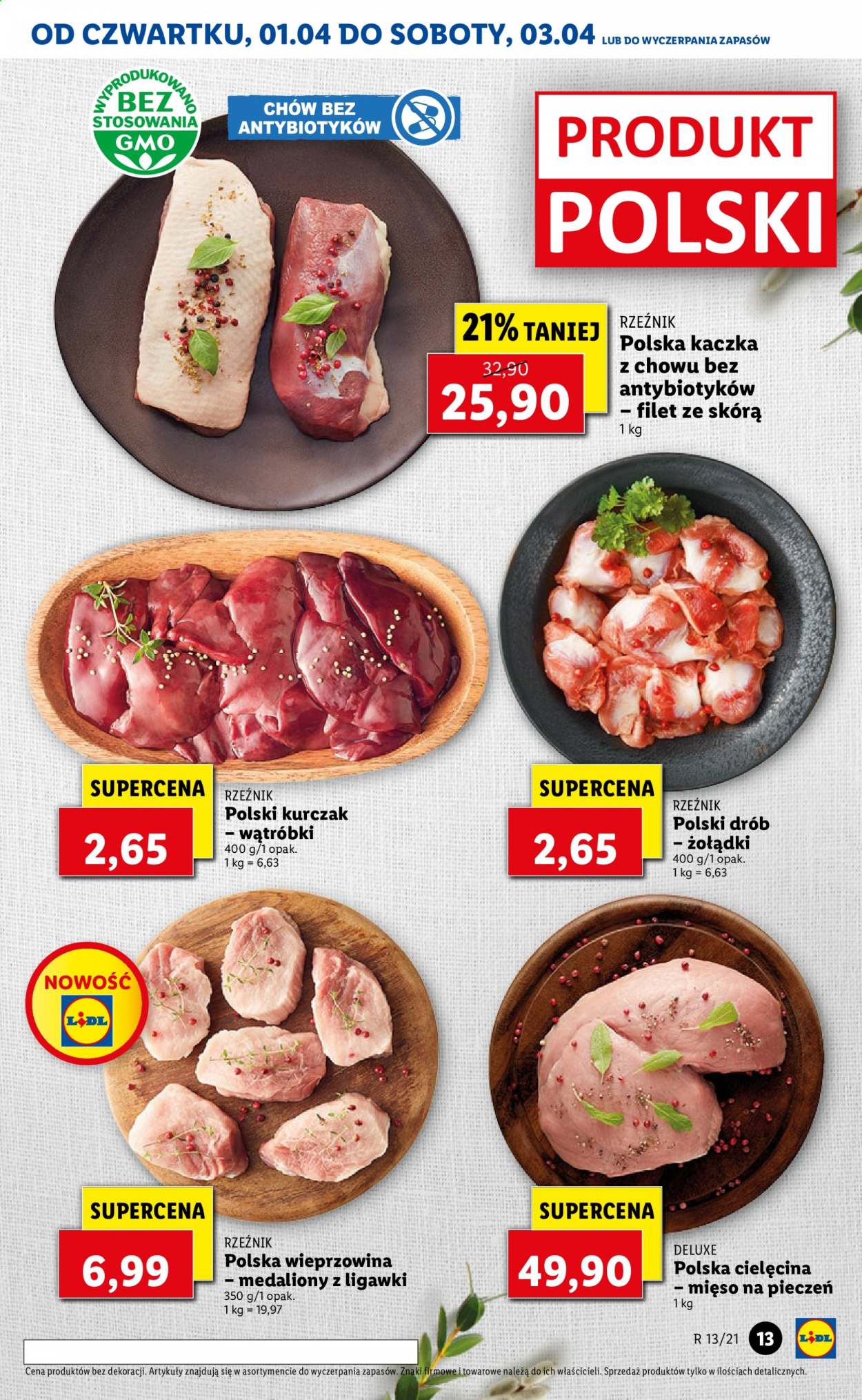 Gazetka Lidl - 1.04.2021 - 3.04.2021. Strona 13