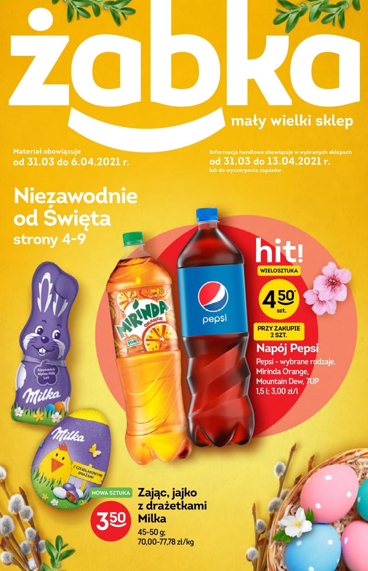 Gazetka Żabka - 31.03.2021 - 7.04.2021. Strona 1