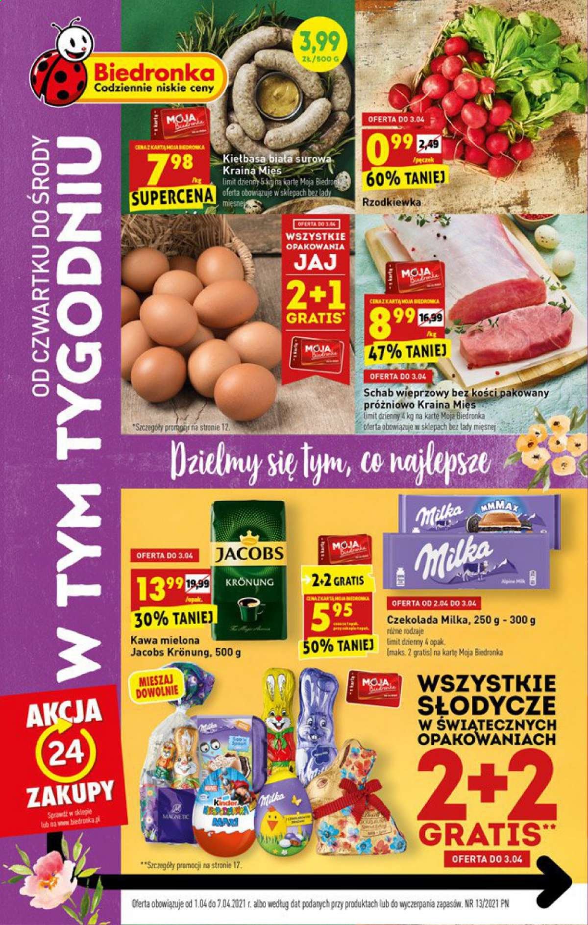 Gazetka Biedronka - 1.04.2021 - 7.04.2021. Strona 1