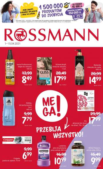 Gazetka Rossmann - 1.4.2021 - 15.4.2021.