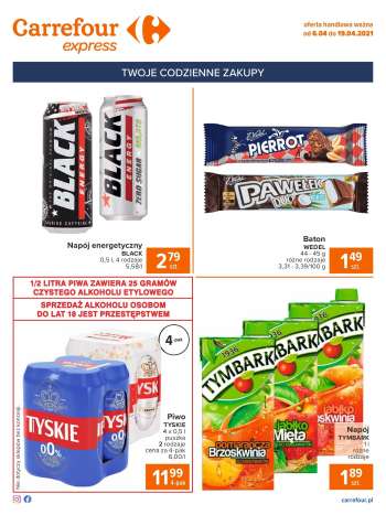 Gazetka Carrefour Express - 6.4.2021 - 19.4.2021.