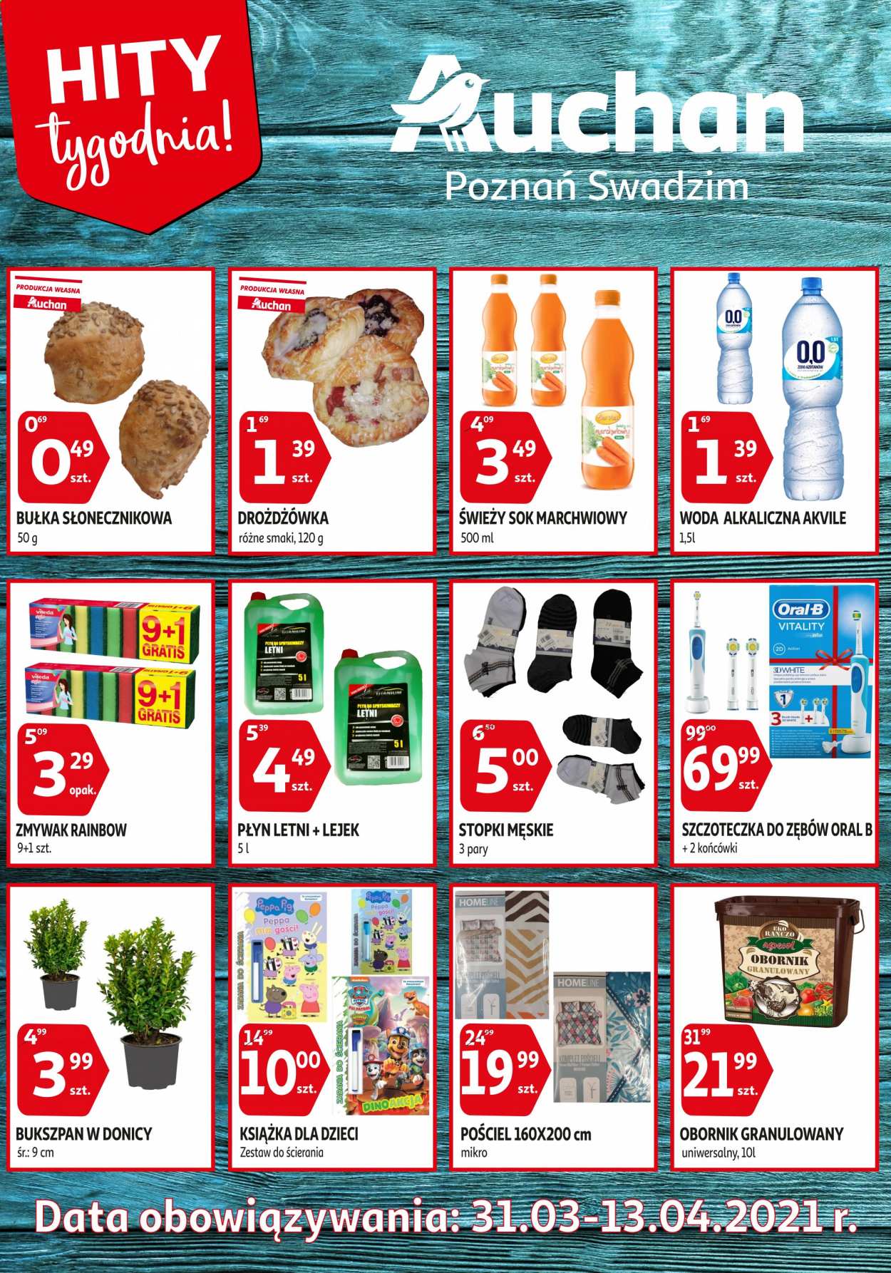 Gazetka Auchan - 31.03.2021 - 13.04.2021. Strona 1