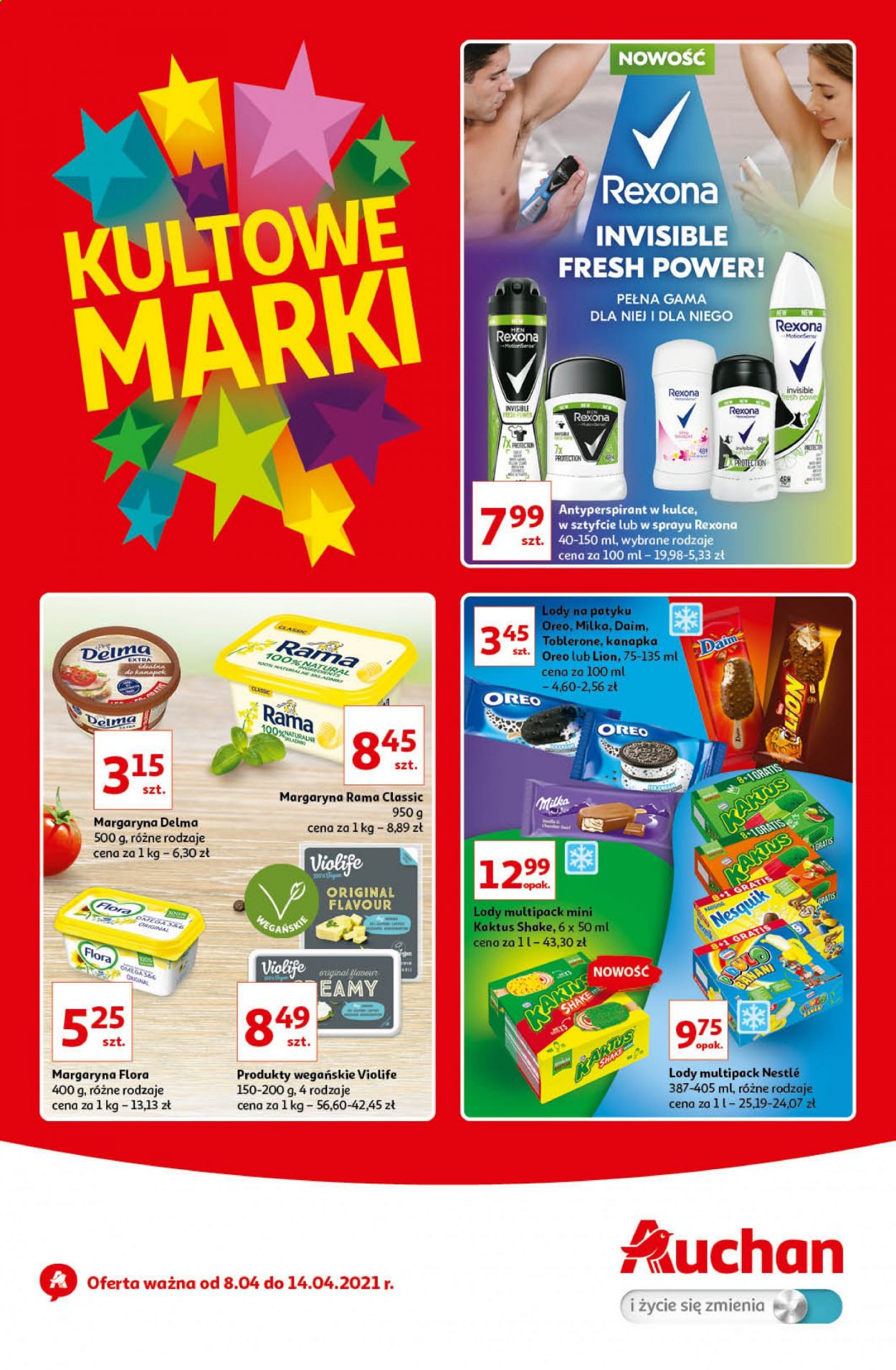 Gazetka Auchan - 8.04.2021 - 14.04.2021. Strona 1