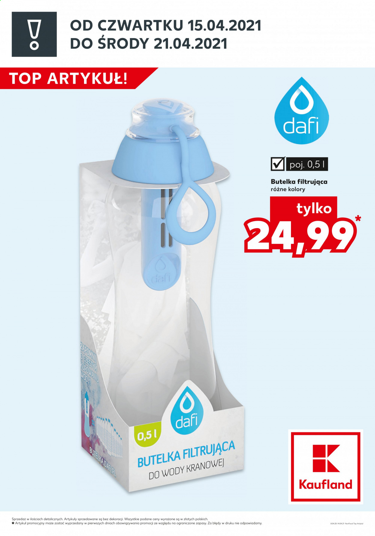 Gazetka Kaufland - 15.04.2021 - 21.04.2021. Strona 1