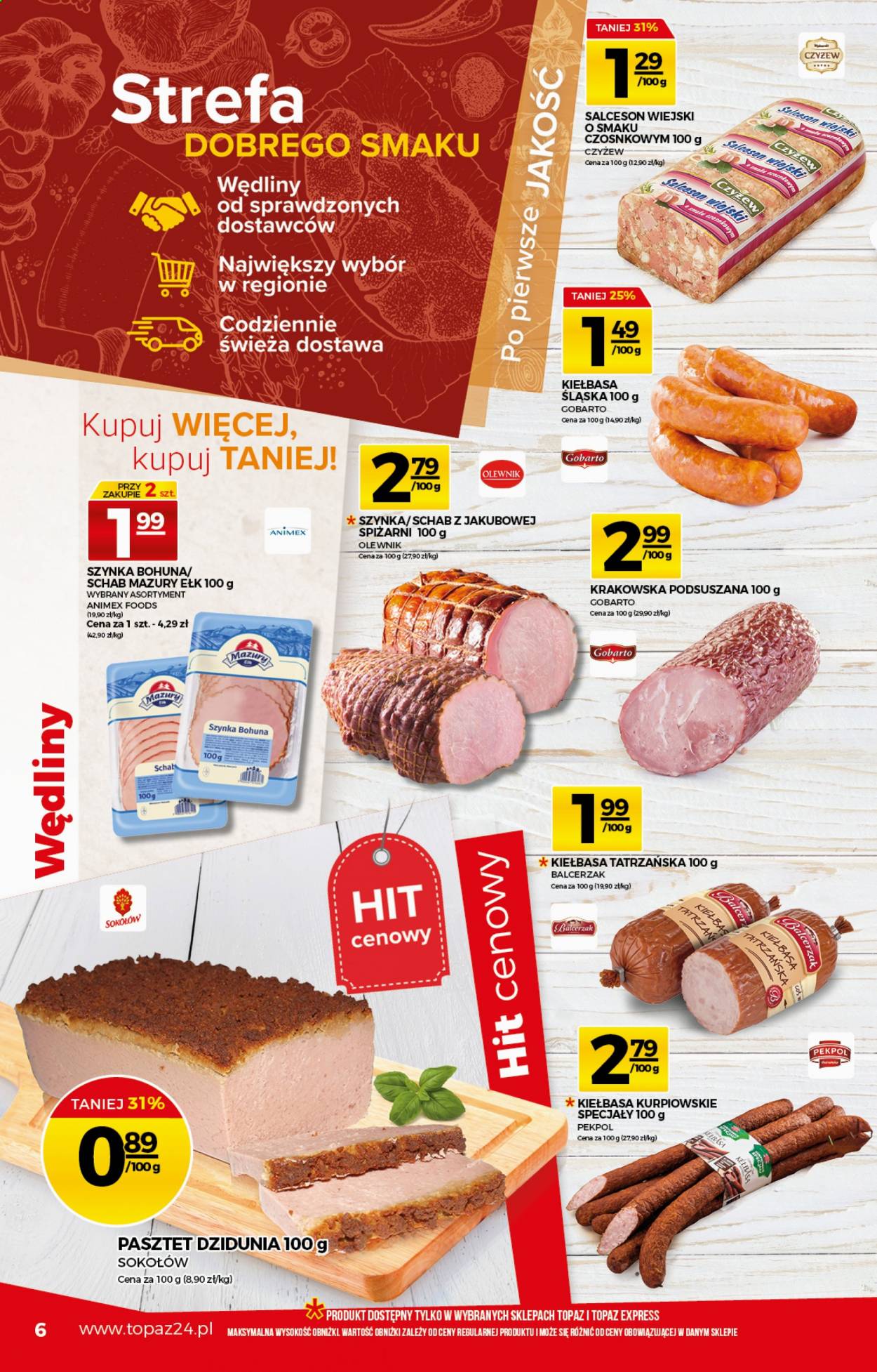 Gazetka Topaz - 8.04.2021 - 14.04.2021. Strona 6