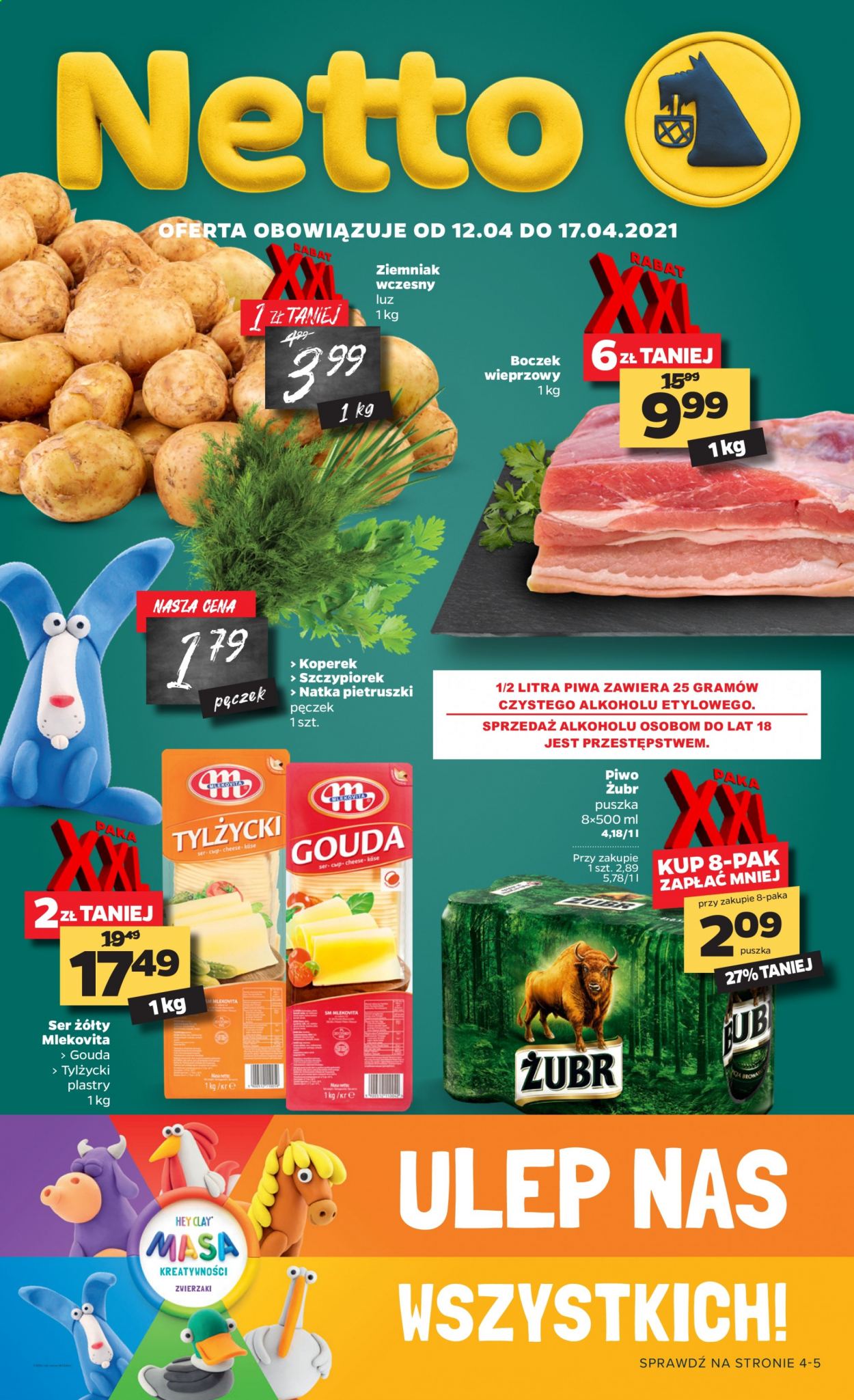 Gazetka Netto - 12.04.2021 - 17.04.2021. Strona 1