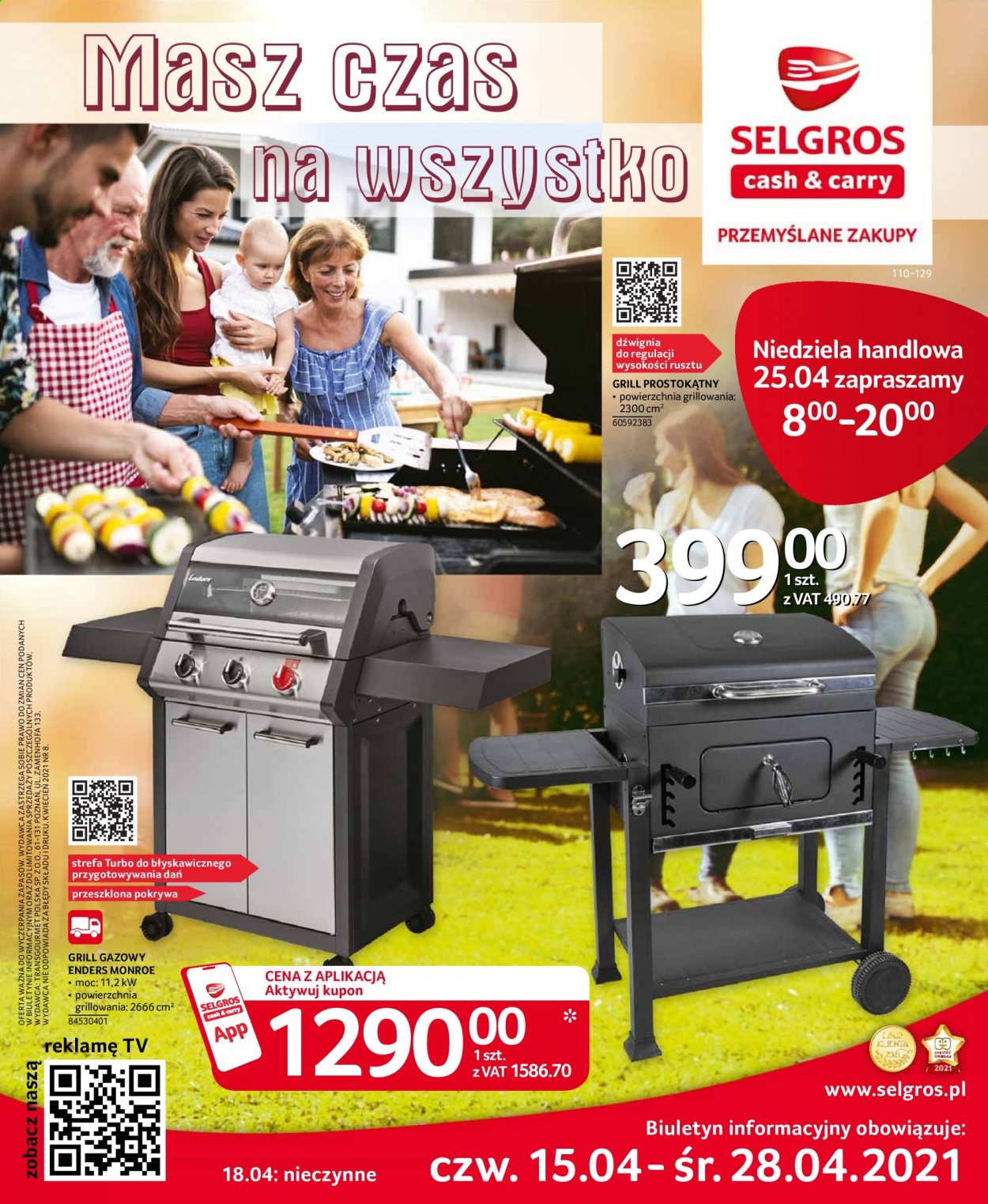 Gazetka Selgros - 15.04.2021 - 28.04.2021. Strona 1