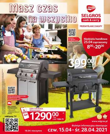 Gazetka Selgros - 15.4.2021 - 28.4.2021.
