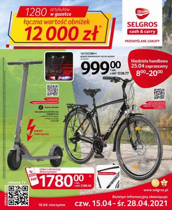 Gazetka Selgros - 15.4.2021 - 28.4.2021.