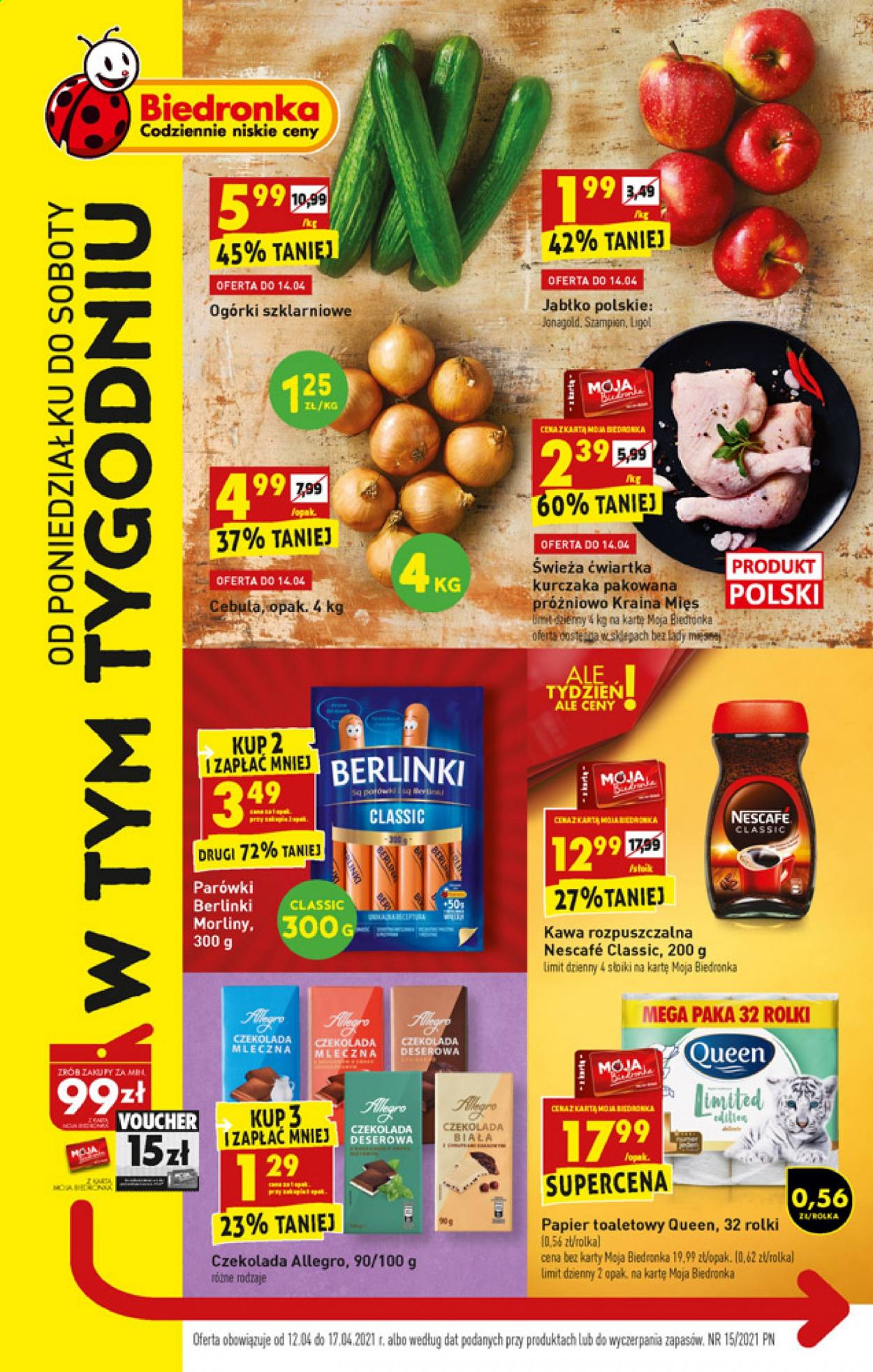 Gazetka Biedronka - 12.04.2021 - 17.04.2021. Strona 1