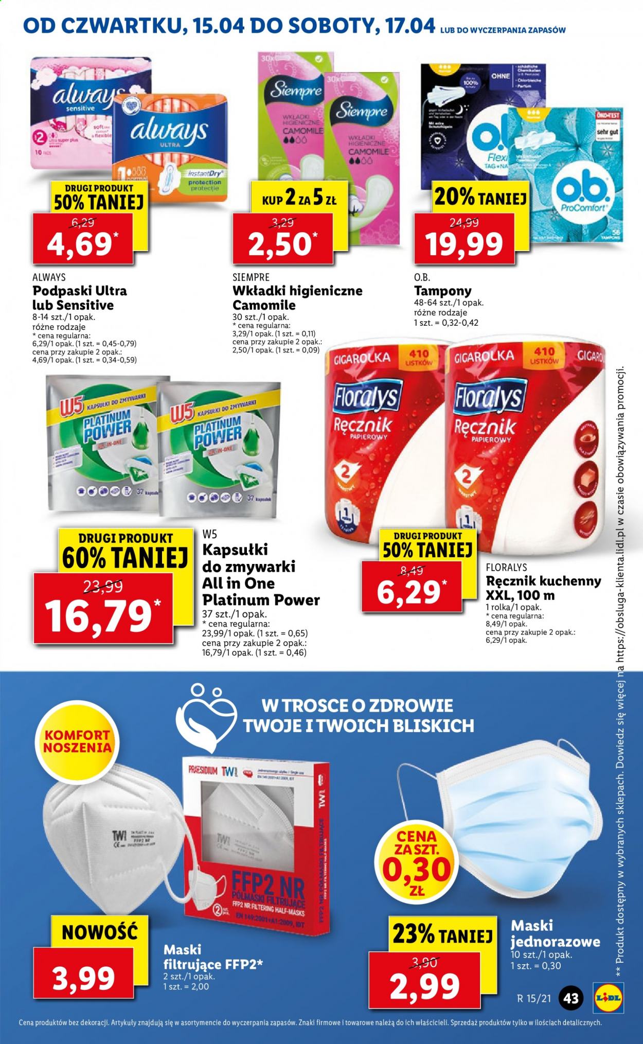 Gazetka Lidl - 15.04.2021 - 17.04.2021. Strona 43
