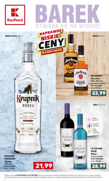 Gazetka Kaufland - 15.4.2021 - 27.4.2021.
