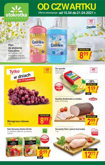 Gazetka Stokrotka Supermarket - 15.4.2021 - 21.4.2021.