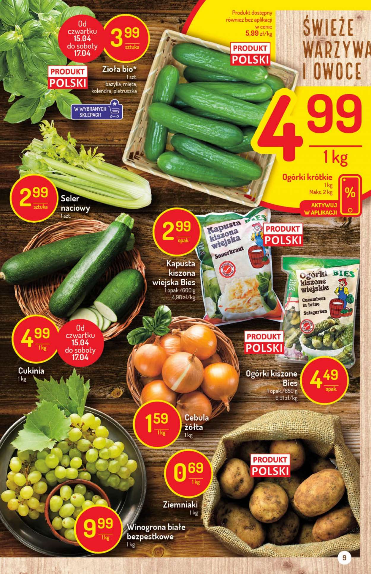 Gazetka Delikatesy Centrum - 15.04.2021 - 21.04.2021. Strona 9