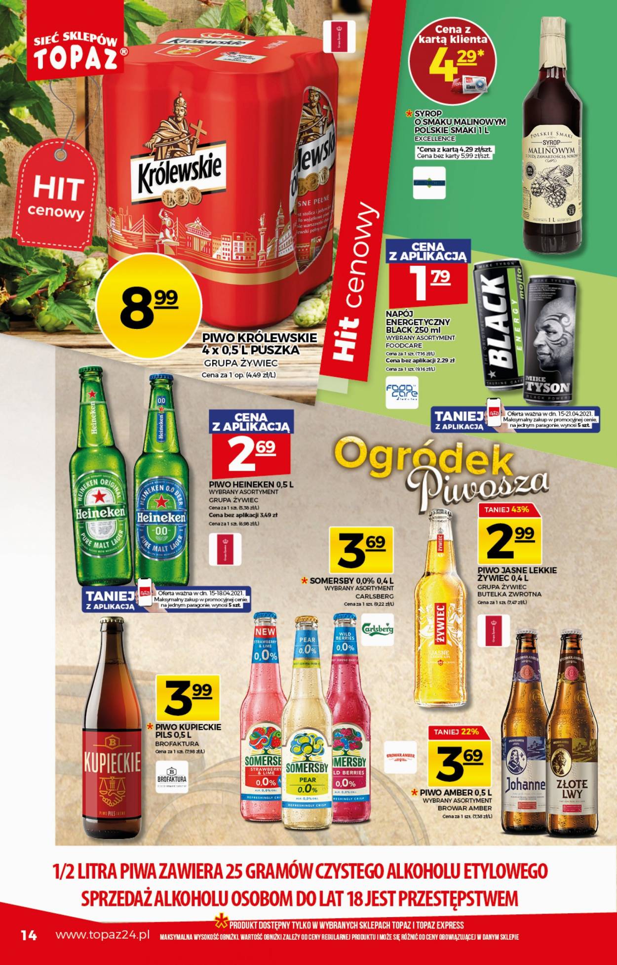 Gazetka Topaz - 15.04.2021 - 21.04.2021. Strona 14