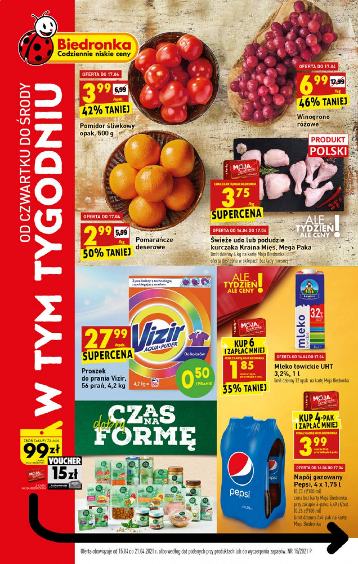 Gazetka Biedronka - 15.04.2021 - 21.04.2021. Strona 1