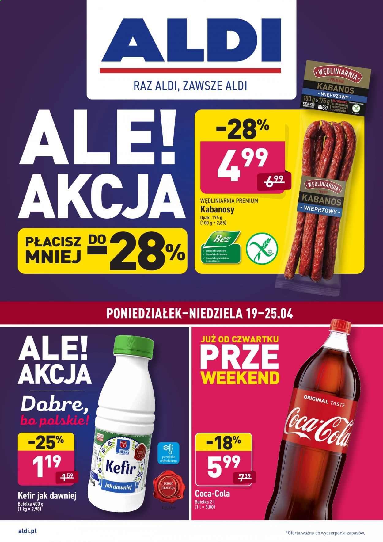 Gazetka ALDI - 19.04.2021 - 24.04.2021. Strona 1