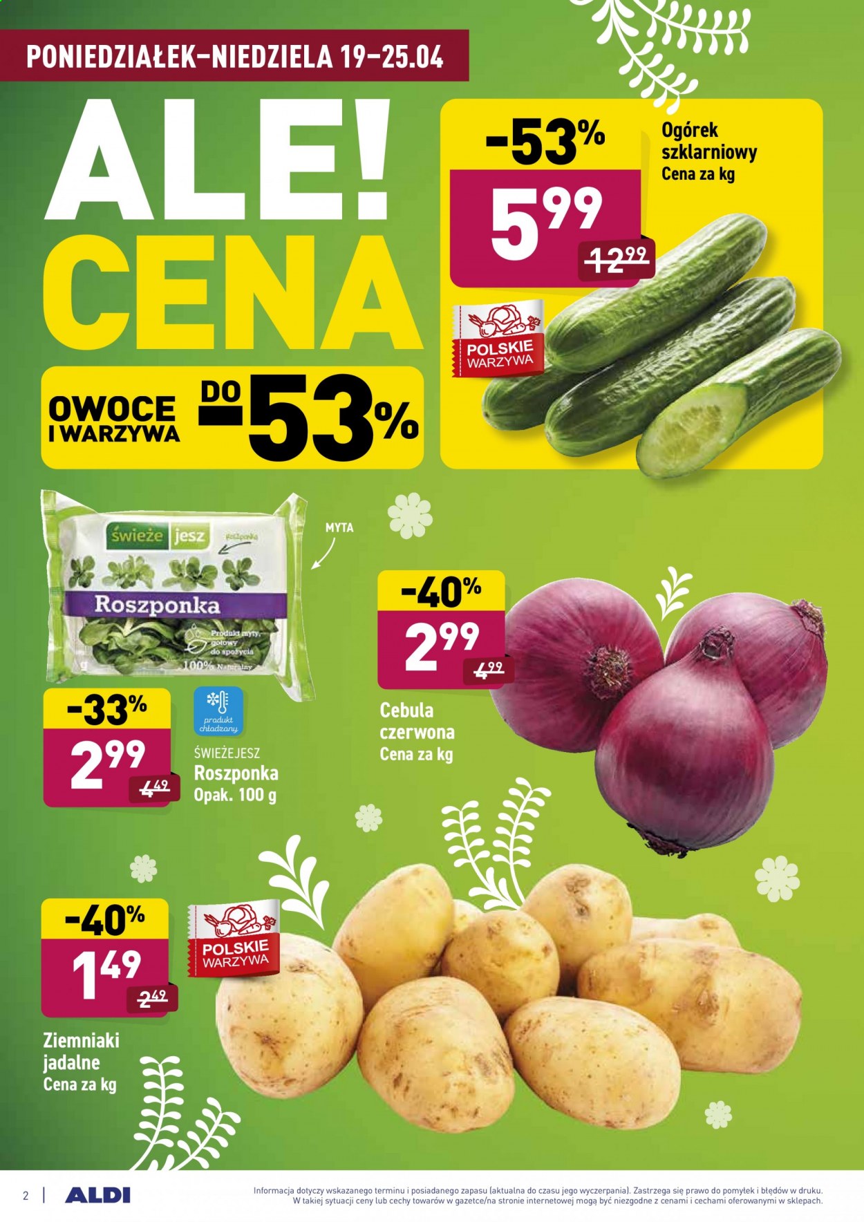 Gazetka ALDI - 19.04.2021 - 24.04.2021. Strona 2