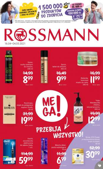Gazetka Rossmann - 16.4.2021 - 4.5.2021.