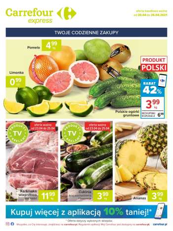 Gazetka Carrefour Express - 20.4.2021 - 26.4.2021.