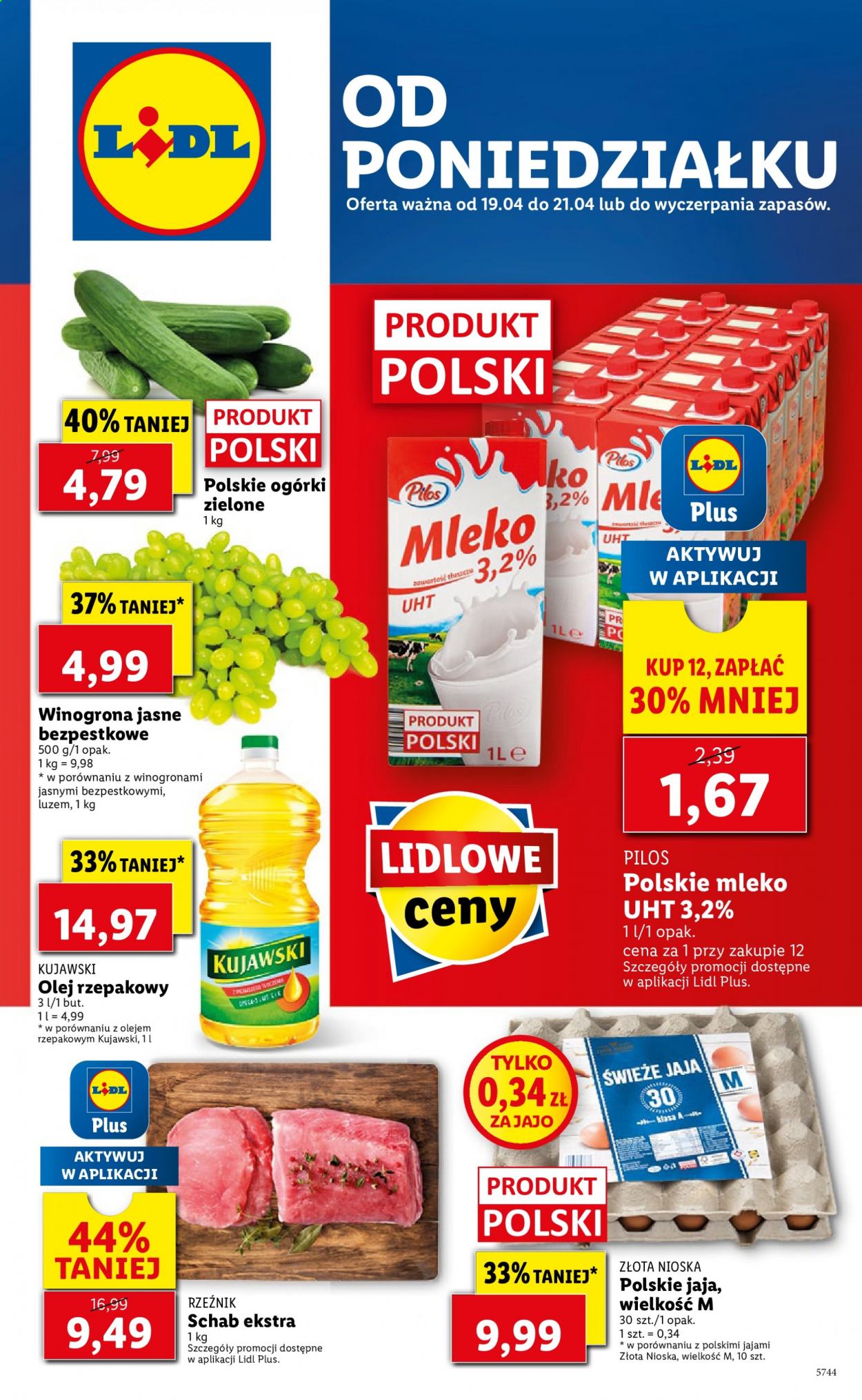 Gazetka Lidl - 19.04.2021 - 21.04.2021. Strona 1