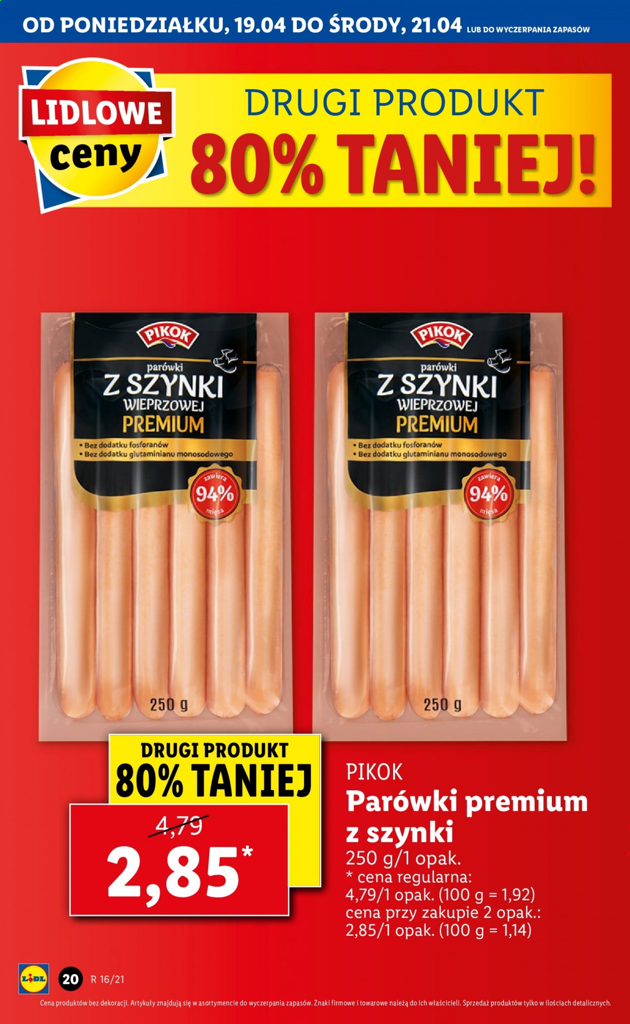 Gazetka Lidl - 19.04.2021 - 21.04.2021. Strona 20