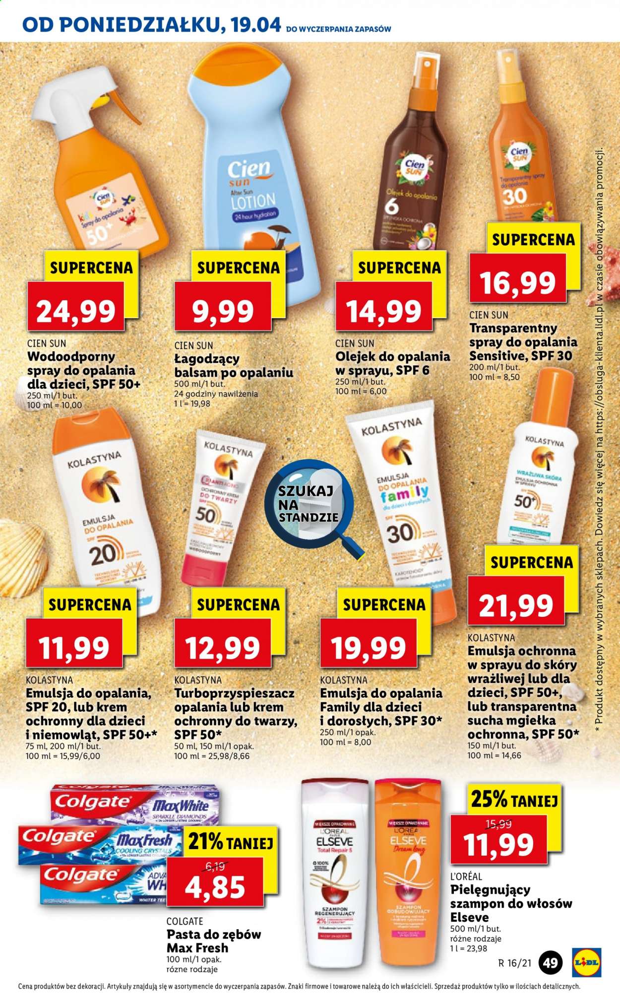 Gazetka Lidl - 19.04.2021 - 21.04.2021. Strona 49