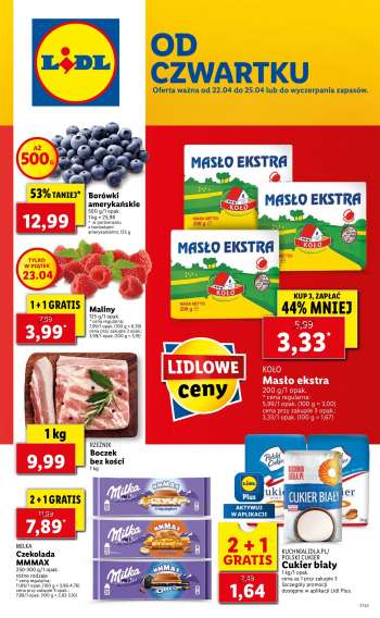 Gazetka Lidl - 22.4.2021 - 25.4.2021.