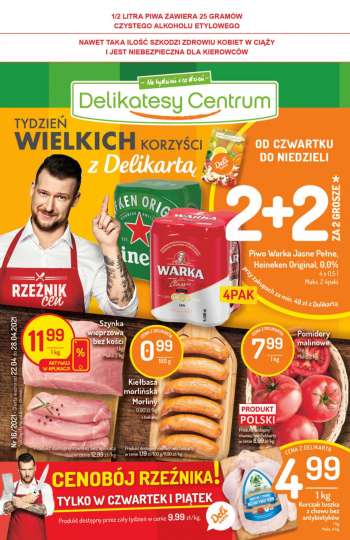 Gazetka Delikatesy Centrum - 22.4.2021 - 28.4.2021.