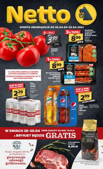 Gazetka Netto - 26.4.2021 - 30.4.2021.