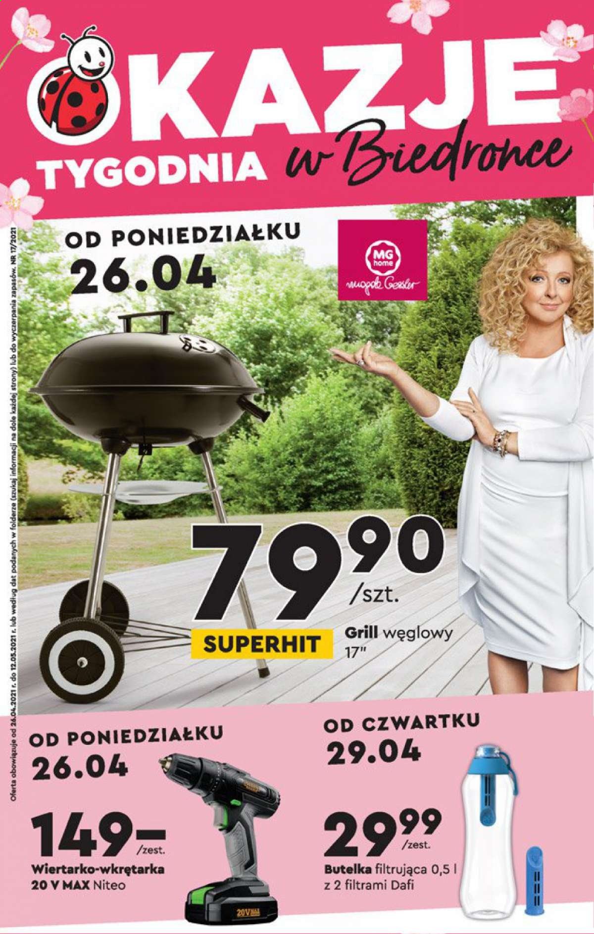 Gazetka Biedronka - 26.04.2021 - 12.05.2021. Strona 1