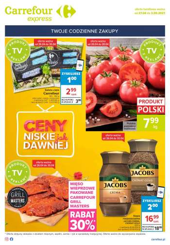 Gazetka Carrefour Express - 27.4.2021 - 3.5.2021.