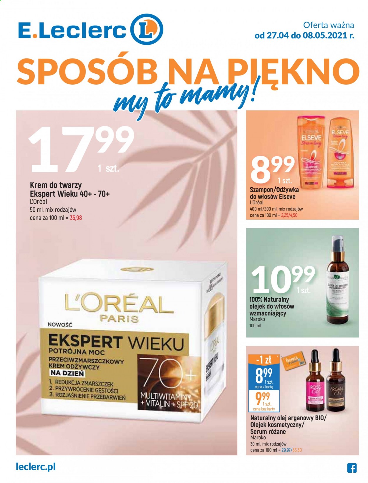 Gazetka E.Leclerc - 27.04.2021 - 8.05.2021. Strona 1