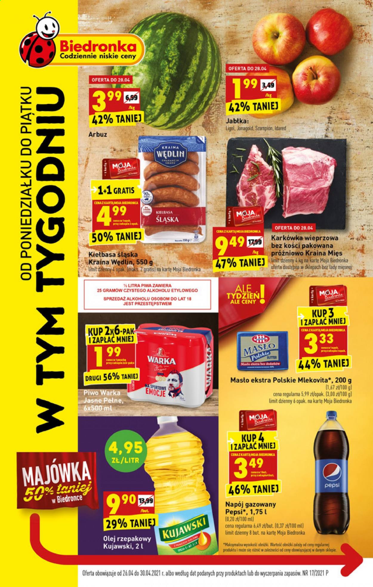 Gazetka Biedronka - 26.04.2021 - 30.04.2021. Strona 1