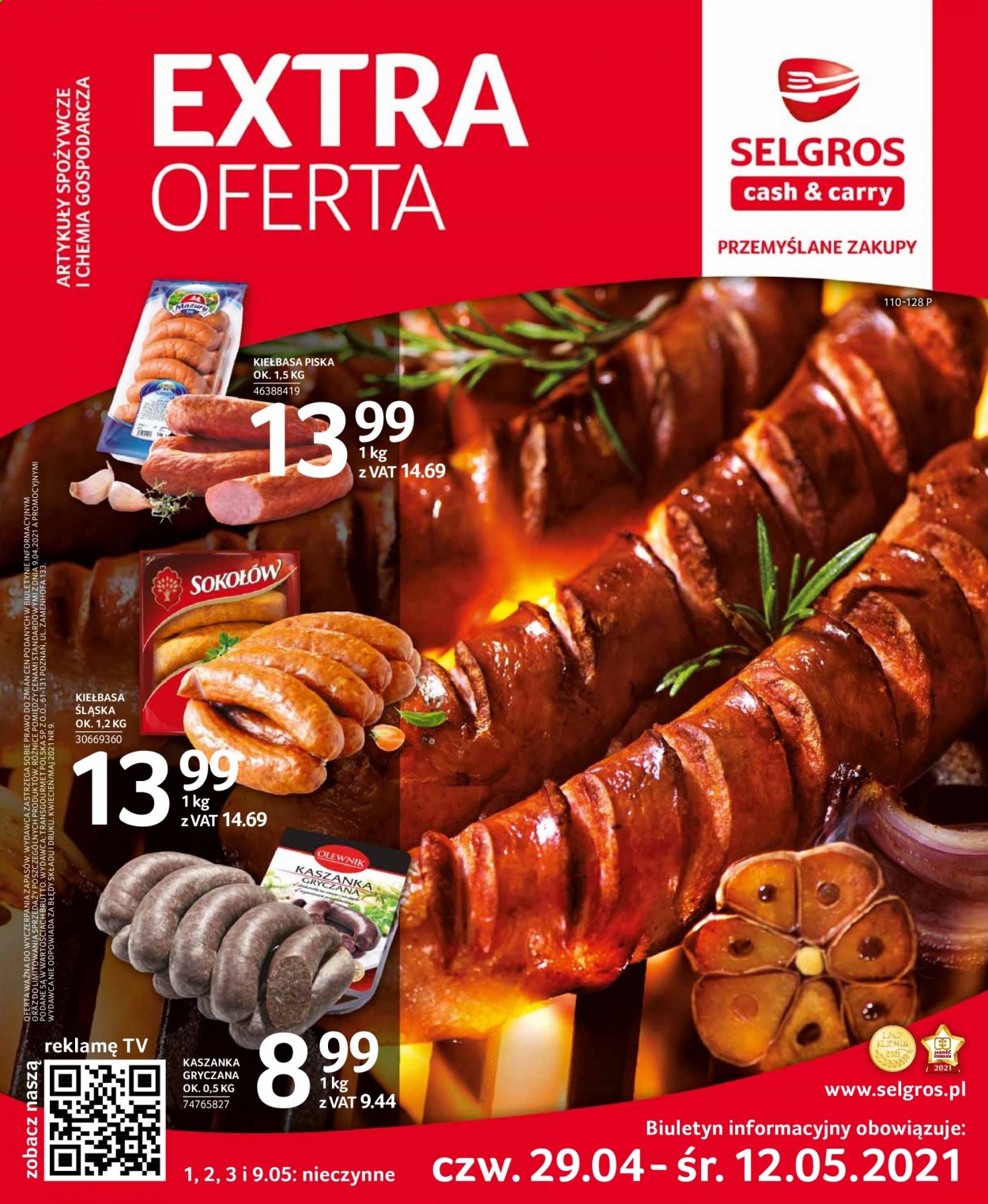 Gazetka Selgros - 29.04.2021 - 12.05.2021. Strona 1