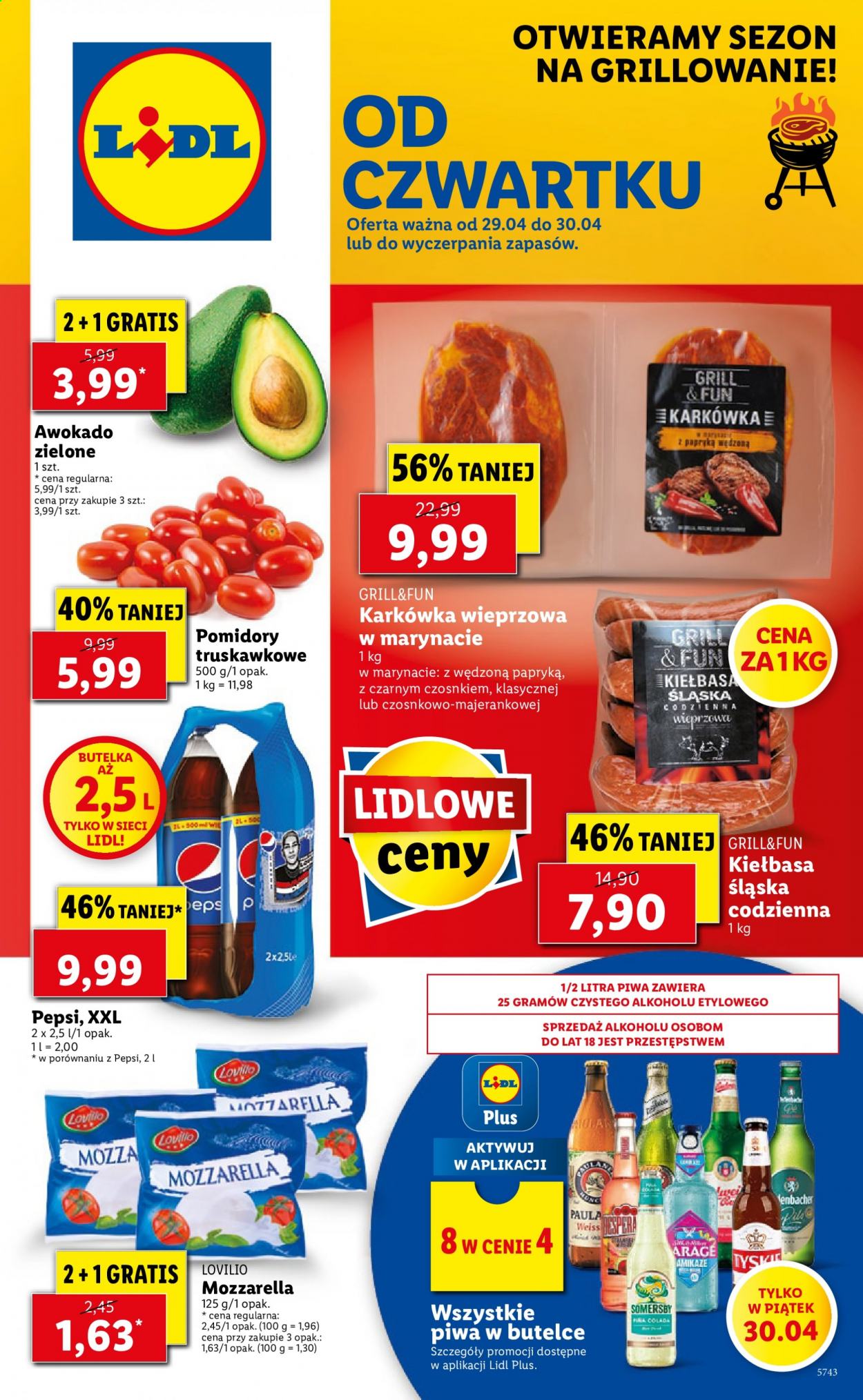 Gazetka Lidl - 29.04.2021 - 30.04.2021. Strona 1