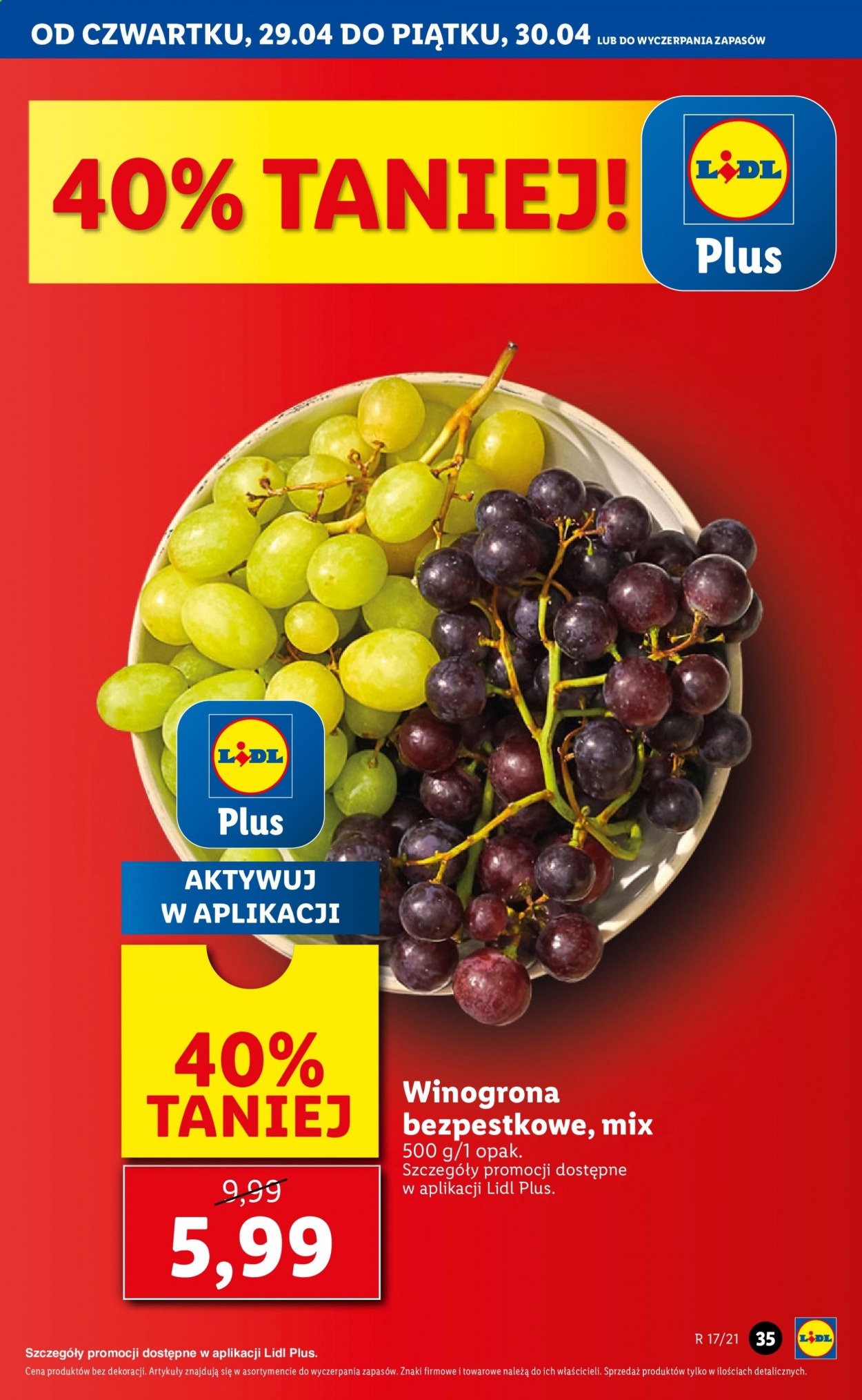 Gazetka Lidl - 29.04.2021 - 30.04.2021. Strona 35