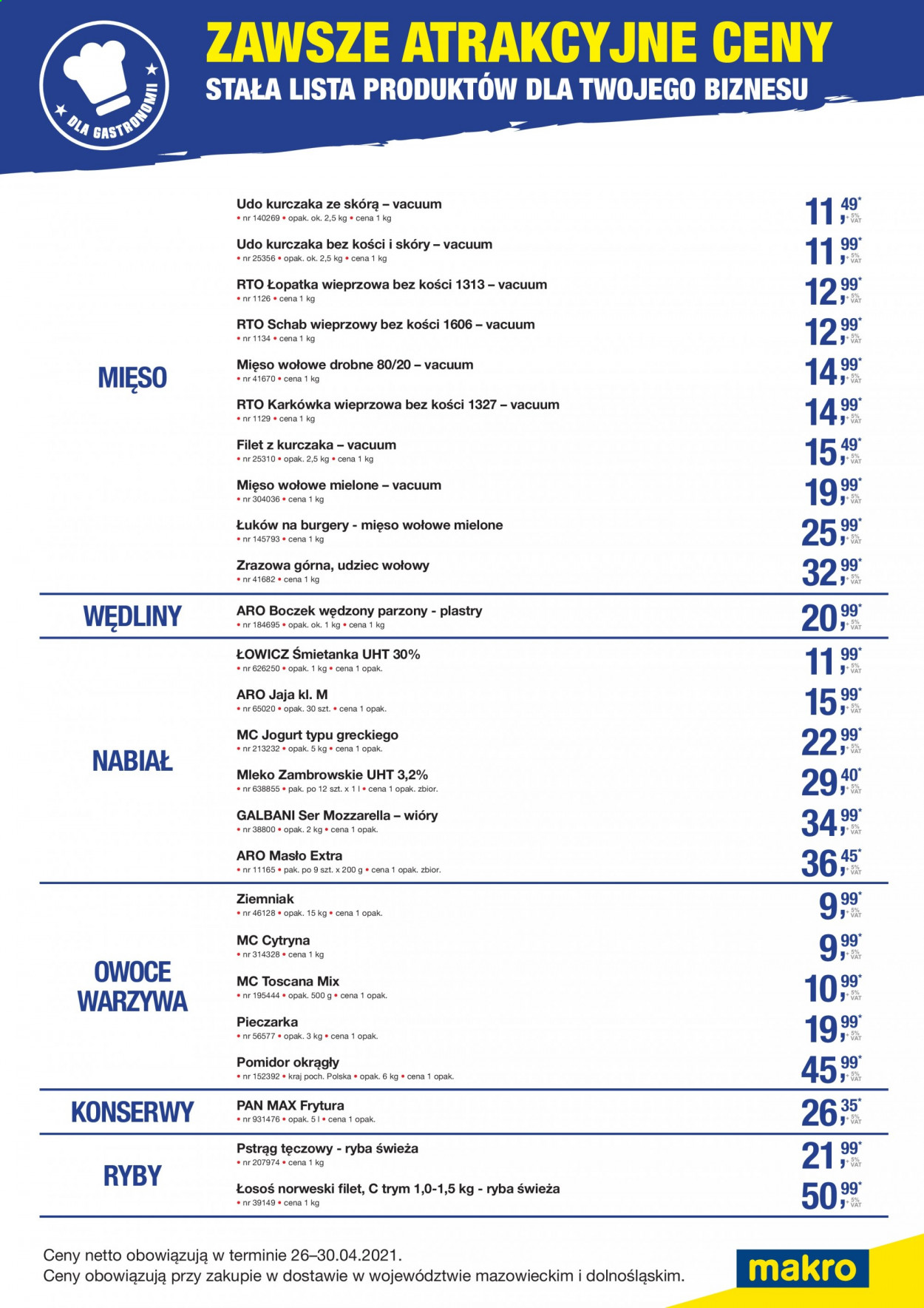 Gazetka Makro - 26.04.2021 - 30.04.2021. Strona 1