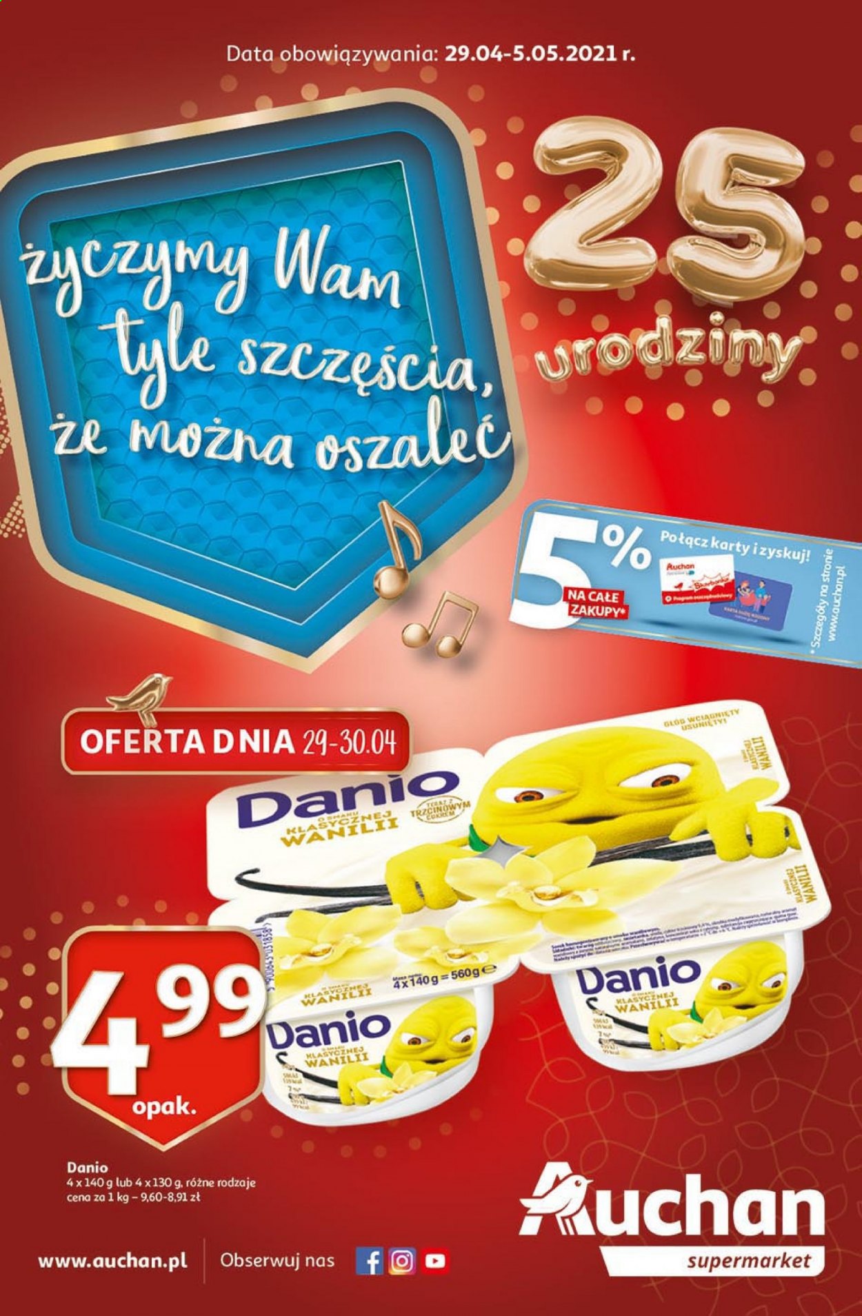 Gazetka Auchan - 29.04.2021 - 5.05.2021. Strona 1